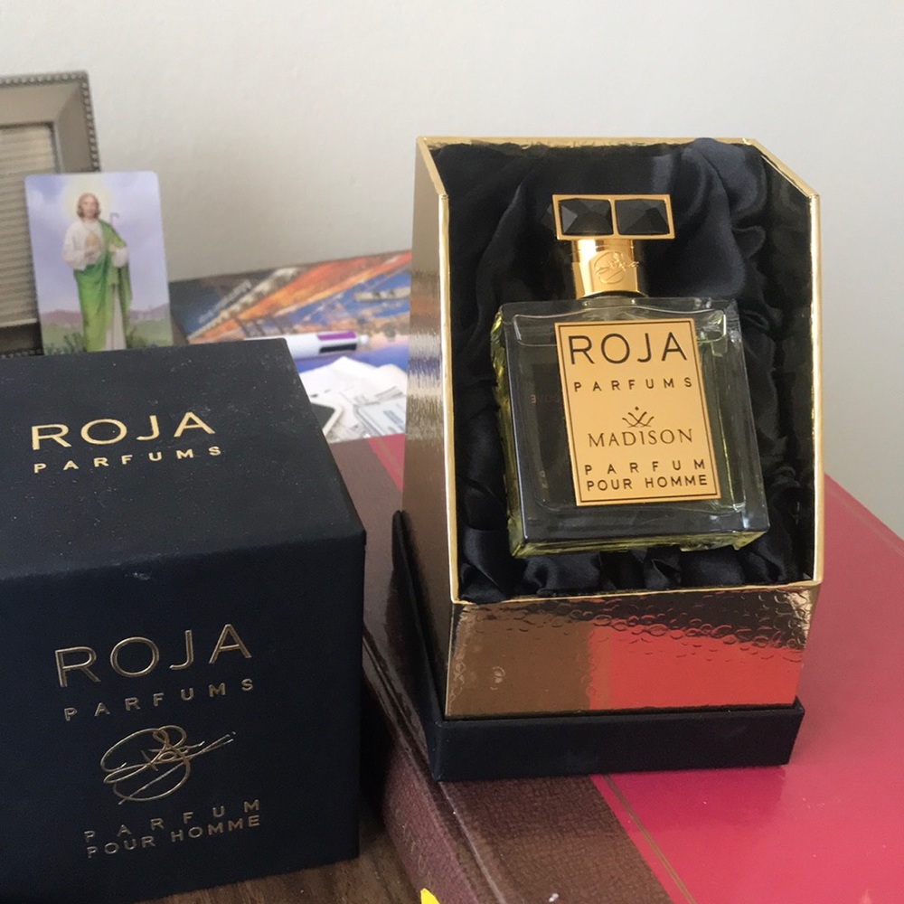 Roja Parfums Madison Pour Homme Parfum 50 mL, sprayed once